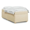 Image de Boxspring met matras stof cràmekleurig 90x200 cm3285350