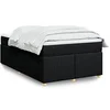 Image de Boxspring met matras stof zwart 120x190 cm3285361