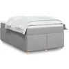 Image de Boxspring met matras stof lichtgrijs 120x200 cm3285366