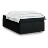 Image de Boxspring met matras stof zwart 120x200 cm3285368