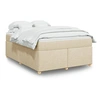 Image de Boxspring met matras stof cràmekleurig 160x200 cm3285392