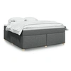 Image de Boxspring met matras stof donkergrijs 180x200 cm3285395