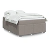 Image de Boxspring met matras stof taupe 140x190 cm3285474