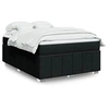 Image de Boxspring met matras stof zwart 160x200 cm3285486