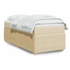 Image de Boxspring met matras stof cràmekleurig 80x200 cm3285530
