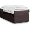 Image de Boxspring met matras stof donkerbruin 90x200 cm3285542