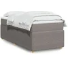 Image de Boxspring met matras stof taupe 100x200 cm3285550