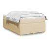 Image de Boxspring met matras stof cràmekleurig 120x190 cm3285558