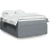 Image de Boxspring met matras stof lichtgrijs 140x190 cm3285567