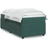 Image de Boxspring met matras fluweel donkergroen 80x200 cm3285605