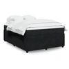 Image de Boxspring met matras fluweel zwart 140x200 cm3285646