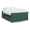 Image de Boxspring met matras fluweel donkergroen 140x200 cm3285647