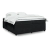 Image de Boxspring met matras fluweel zwart 200x200 cm3285664