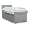 Image de Boxspring met matras stof lichtgrijs 90x190 cm3285743