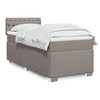 Image de Boxspring met matras stof taupe 90x200 cm3285782