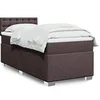 Image de Boxspring met matras stof donkerbruin 90x200 cm3285788
