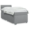 Image de Boxspring met matras stof lichtgrijs 100x200 cm3285806