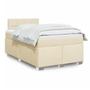Image de Boxspring met matras stof cràmekleurig 120x190 cm3285832
