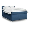 Image de Boxspring met matras stof blauw 140x190 cm3285882