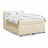 Image de Boxspring met matras stof cràmekleurig 140x190 cm3285895
