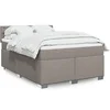 Image de Boxspring met matras stof taupe 140x190 cm3285901