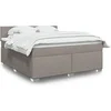 Image de Boxspring met matras stof taupe 180x200 cm3285964