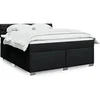 Image de Boxspring met matras stof zwart 180x200 cm3285976