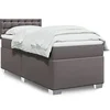 Image de Boxspring met matras kunstleer grijs 80x200 cm3286098