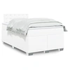 Image de Boxspring met matras kunstleer wit 120x200 cm3286117