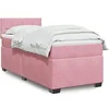 Image de Boxspring met matras fluweel roze 80x200 cm3286167