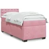Image de Boxspring met matras fluweel roze 80x200 cm3286179