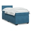 Image de Boxspring met matras fluweel donkerblauw 90x200 cm3286208