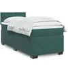 Image de Sommier à lattes de lit avec matelas Vert foncé 90x200 cm, lit, lit à plate-forme, lit à panneaux, meuble de chambre 3286213