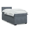 Image de Boxspring met matras fluweel donkergrijs 100x200 cm3286229