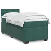 Image de Sommier à lattes de lit avec matelas Vert foncé 100x200 cm, lit, lit à plate-forme, lit à panneaux, meuble de chambre 3286249