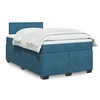 Image de Boxspring met matras fluweel donkerblauw 120x200 cm3286280