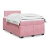 Image de Boxspring met matras fluweel roze 120x200 cm3286281