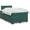 Image de Boxspring met matras fluweel donkergroen 120x200 cm3286285