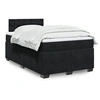 Image de Boxspring met matras fluweel zwart 120x200 cm3286296