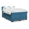 Image de Boxspring met matras fluweel donkerblauw 140x190 cm3286310