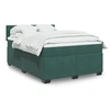 Image de Boxspring met matras fluweel donkergroen 140x200 cm3286345