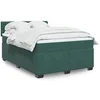 Image de Boxspring met matras fluweel donkergroen 160x200 cm3286363