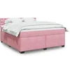 Image de Boxspring met matras fluweel roze 180x200 cm3286395