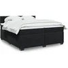 Image de Boxspring met matras fluweel zwart 200x200 cm3286404