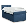 Image de Boxspring met matras stof blauw 80x200 cm3286527