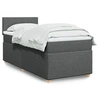 Image de Boxspring met matras stof donkergrijs 90x190 cm3286529