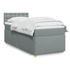 Image de Boxspring met matras stof lichtgrijs 90x190 cm3286549