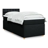 Image de Boxspring met matras stof zwart 90x190 cm3286551