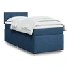 Image de Boxspring met matras stof blauw 90x200 cm3286569