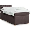 Image de Sommier à lattes de lit avec matelas Marron foncé 90x200 cm 3286580